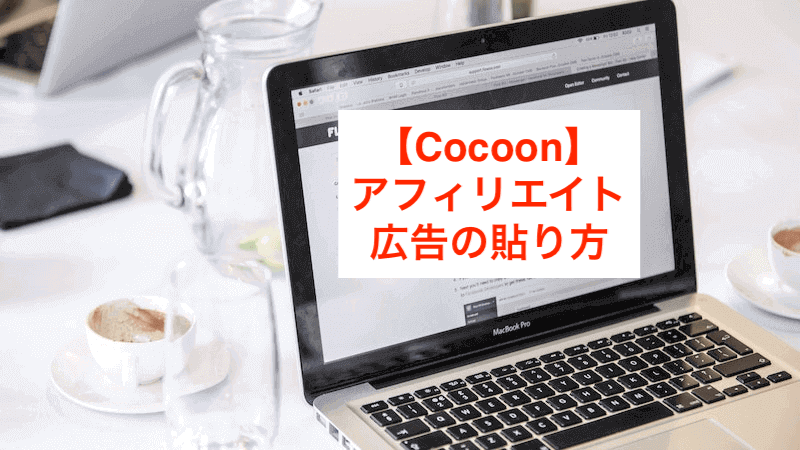 【Cocoon】アフィリエイト広告の貼り方